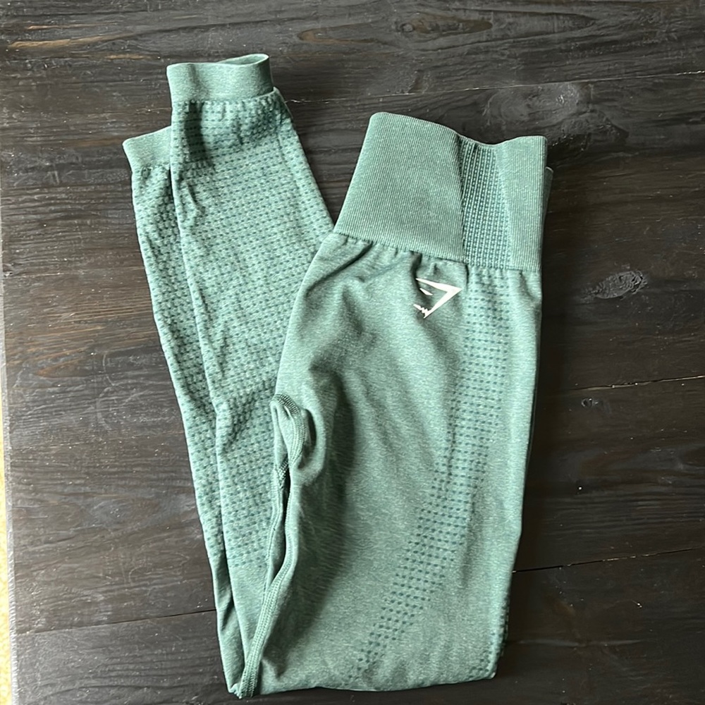 GYMSHARK FOREST GREEN LEGGINGS